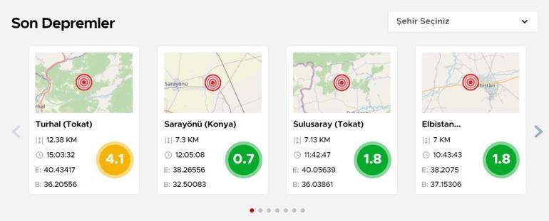 Tokat'ta 4.1 büyüklüğünde deprem! AFAD ve Kandilli'den peş peşe açıklamalar