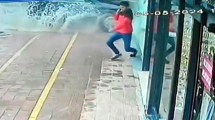 Yer: Kahramanmaraş! Saniyelerle otomobilin altında kalmaktan kurtuldu