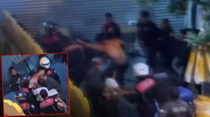 Yer: İzmir! Kavgayı ayıran polise saldırıp kafa attı