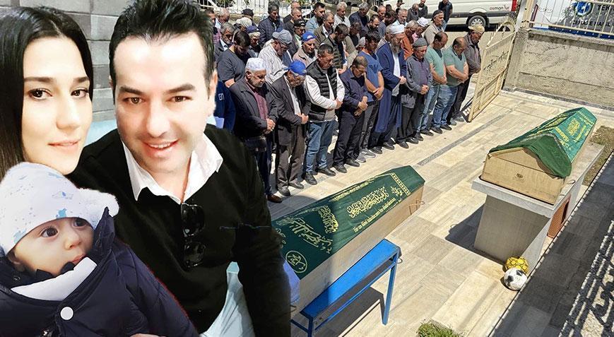 Tekirdağ’da aile katliamı! Eşi tarafından öldürülen kadın ile oğlu toprağa verildi!