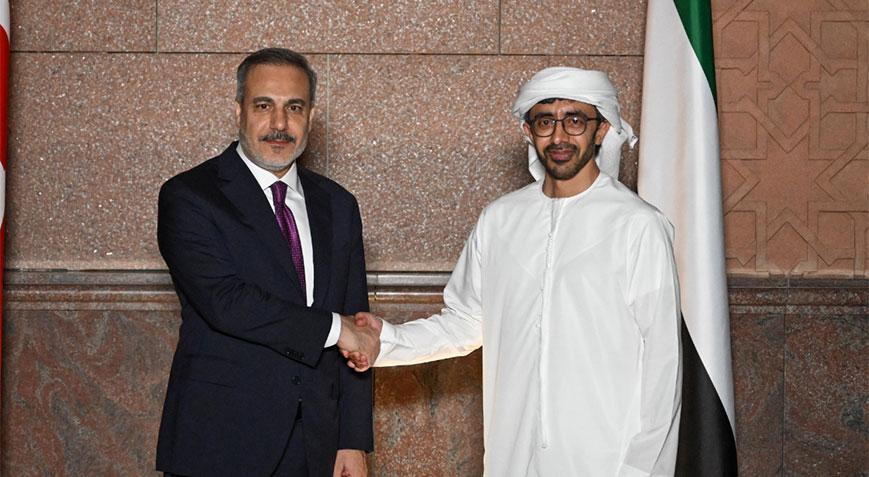 Bakan Fidan, BAE Dışişleri Bakanı ile görüştü