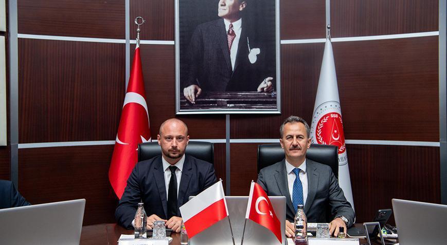 Savunma Sanayii Başkanı Görgün, Polonyalı bakanı ağırladı