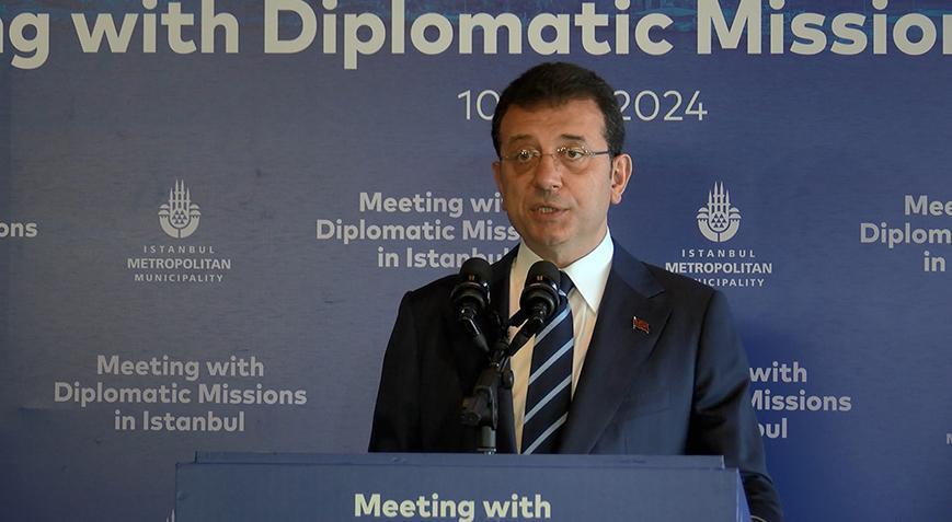 İmamoğlu’dan Filistin açıklaması: Uluslararası toplumu barış için daha fazla çaba göstermeye çağırıyorum