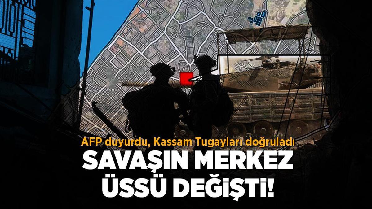Gazze’de son durum… Savaşın merkez üssü değişti! AFP duyurdu, Kassam Tugayları doğruladı