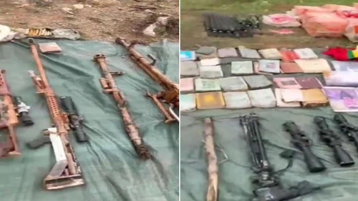 MSB duyurdu! Teröristlere ait mağara, sığınak ve barınaklar imha edildi