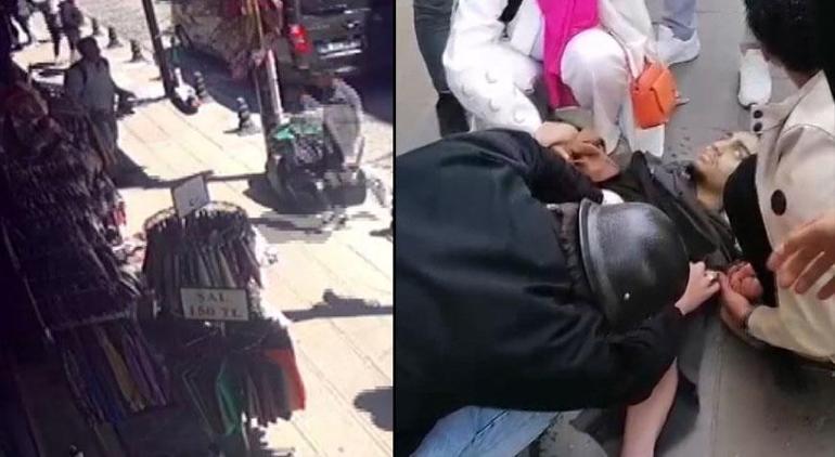 Alışveriş yapan turist dehşeti yaşadı! Ayağına bastı 2 gün sonra bıçakladı