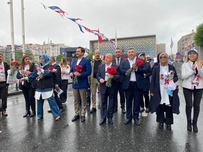 HAK-İŞ Taksim'de! Kazancı Yokuşu’nda 1 Mayıs anma programı