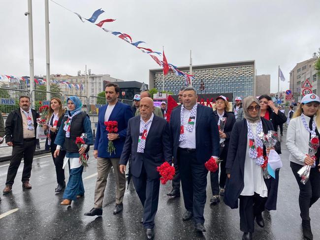 HAK-İŞ Taksim'de! Kazancı Yokuşu’nda 1 Mayıs anma programı