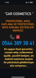 Car Cosmetics ve Özer Üner ile Aracınızı Çevresel Etkenlerden Korumak Artık Çok Kolay