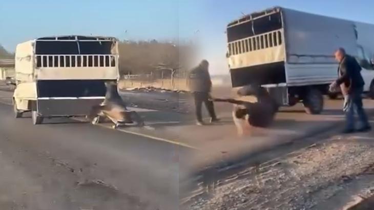 BATMAN’DA KAMYONET AT SÜRÜKLEDİ: OLAY CEP TELEFONUNA YANSIDI