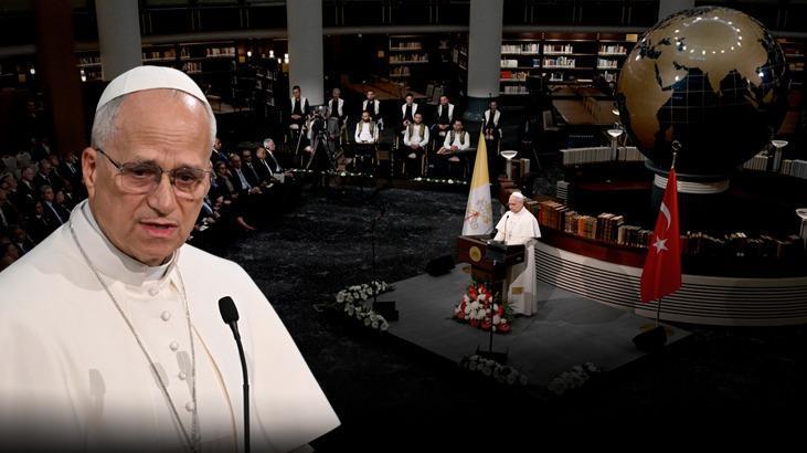 Papa 14. Leo, Türkiye’deki Ziyaretinde Cihannüma Salonu’ndan Dünyaya Barış Mesajı Verdi