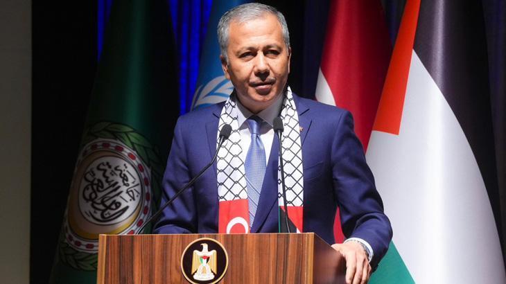 Bakan Yerlikaya, “29 Kasım Filistin Halkıyla Uluslararası Dayanışma Günü” Etkinliğinde Konuştu