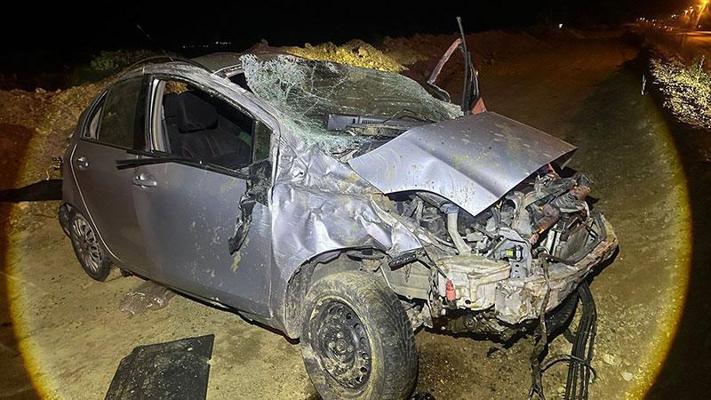 Keşan-Enez Yolunda Takla Atan Otomobilde 2 Yaralı