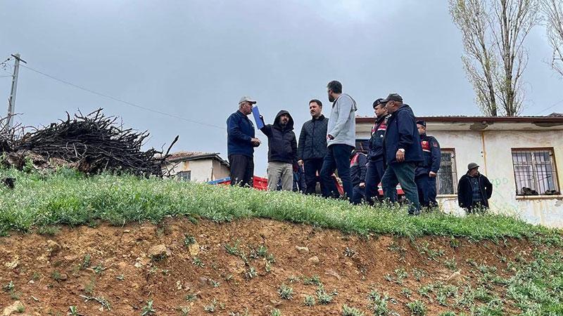 Kırıkkale’de Sağanak Sonrası Toprak Kayması: Evler Hasar Gördü