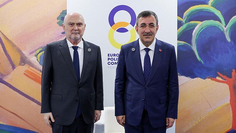 CEVDET YILMAZ AGİT GENEL SEKRETERİ SİNİRLİOĞLU İLE GÖRÜŞTÜ