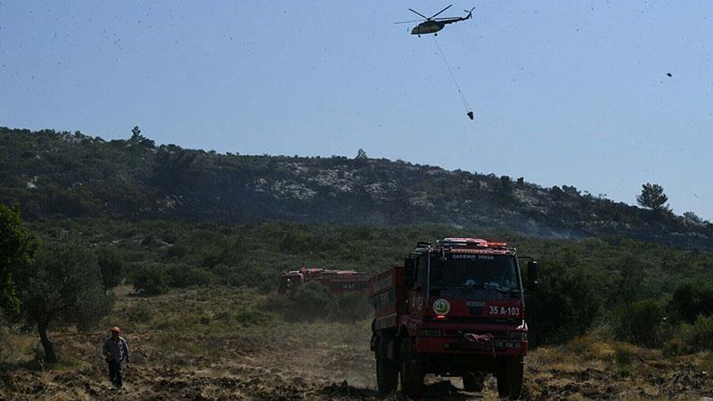 İzmir Urla’da Orman Yangını: Havadan ve Karadan Müdahale ile Alevler Kontrol Altına Alındı