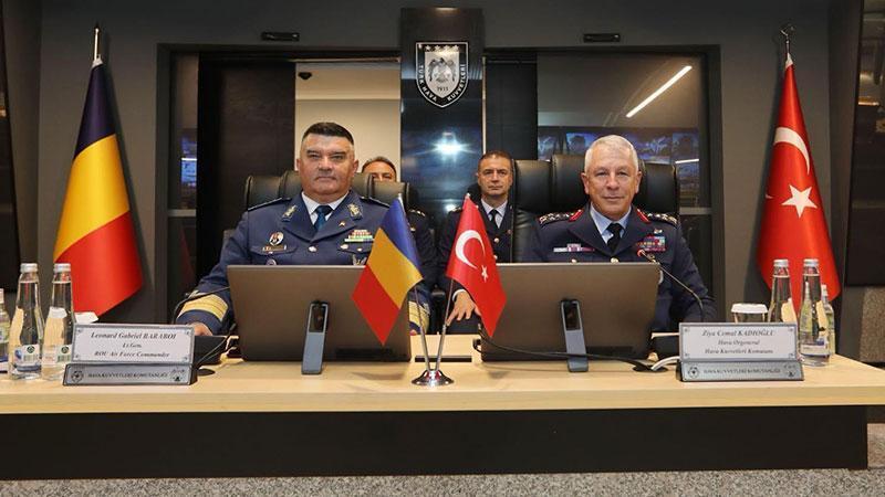 Romanya Hava Kuvvetleri Heyeti Türkiye’de Hava Kuvvetleri Komutanlığını Ziyaret Etti