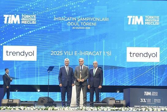 Trendyol’a “E-İhracat Şampiyonu” Ödülü! KOBİ’ler Küresel Pazara Açılıyor