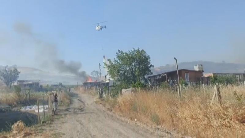 Silivri’de Otluk Alanda Yangın! 500 Dönüm Alan Zarar Gördü