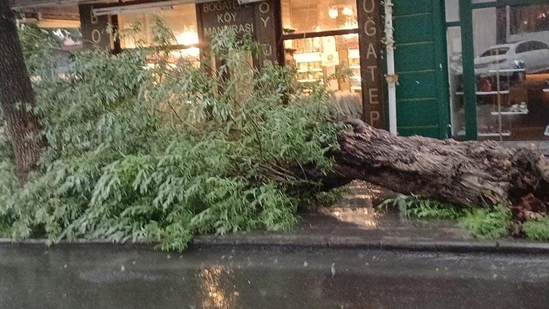 Sağanak ve Kuvvetli Rüzgar Kars’ta Trafiği Aksattı