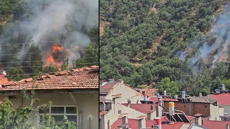 Hıdırlık Tepesi’nde Orman Yangını! Yerleşim Yerine Yakın Bölgede Müdahale Sürüyor