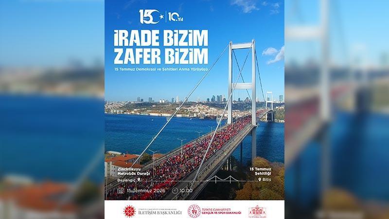 İstanbul’da 15 Temmuz Anma Yürüyüşü Düzenlenecek