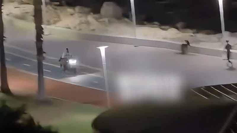 Sahil yolunda motosiklet kullanan sürücüye 49 bin lira ceza