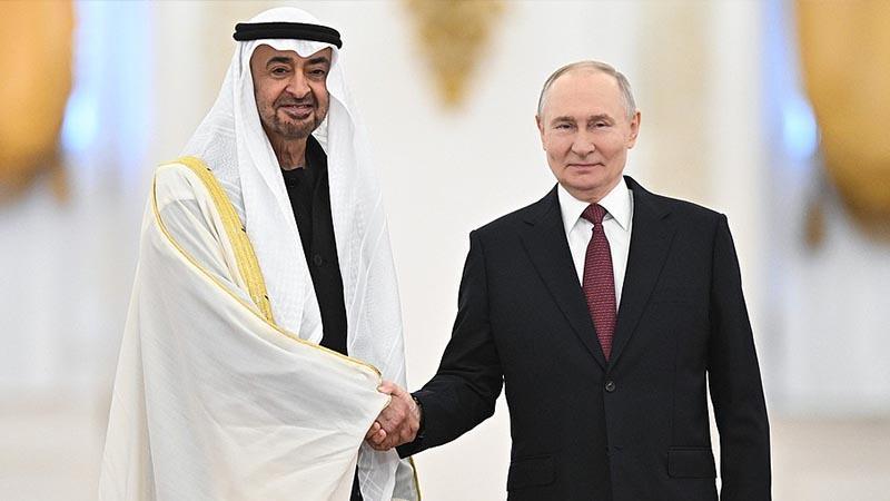 Putin ve Al Nahyan, Basra Körfezi ve Ukrayna’yı görüştü