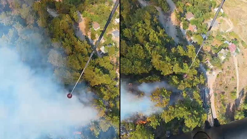 Antalya’da iki ilçede orman yangını: Ekipler seferber oldu