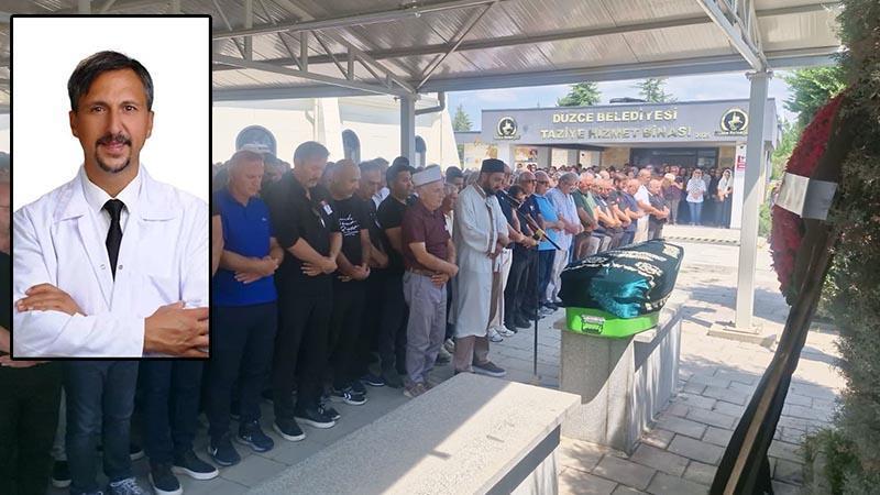 Düzce’de doktor Erkut Karaca son yolculuğuna uğurlandı