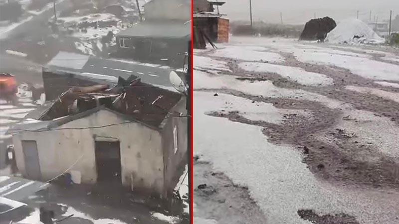 Çıldır’da fırtına 28 yapıda hasara yol açtı
