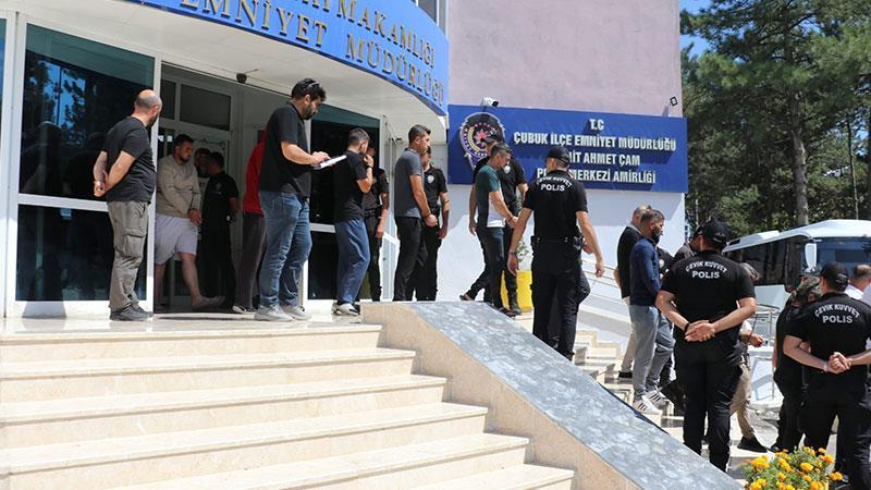 Çubuk’ta uygulama noktalarını paylaşanlara operasyon: 36 kişi yakalandı