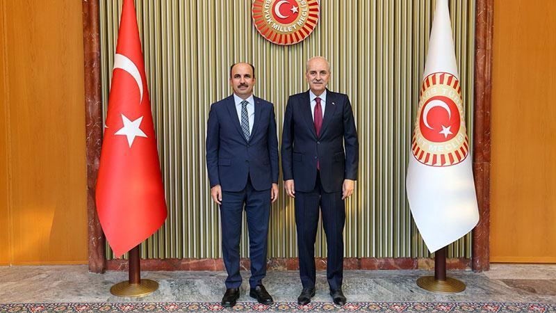 TBMM Başkanı Kurtulmuş, Uğur İbrahim Altay’ı kabul etti