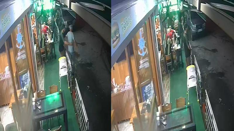 Restoranda panik anları: Yiyecek kaçan müşteriyi Heimlich manevrasıyla kurtardı