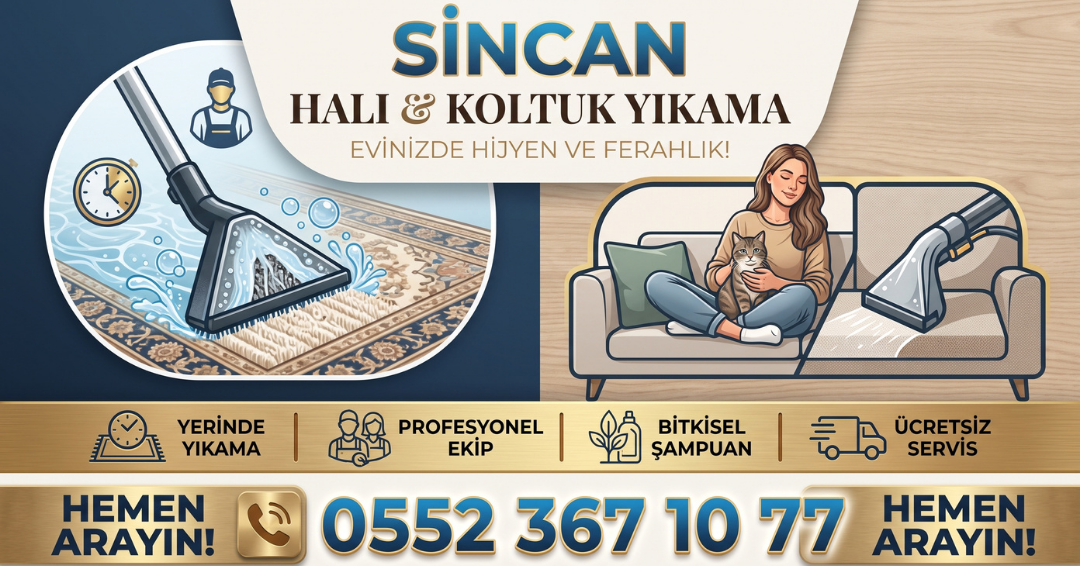 Sincan Halı Yıkama’dan Evlerin Vazgeçilmezi Halılara Profesyonel Bakım