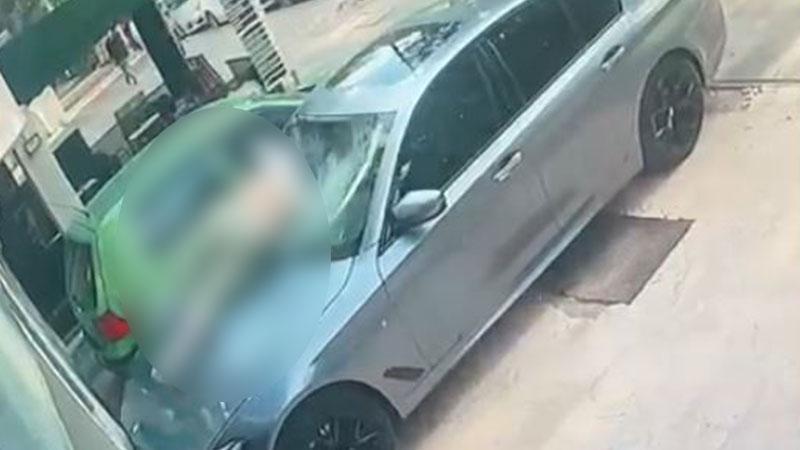 Çankaya’da korkutan olay: 6’ncı kattan otomobilin üzerine düştü