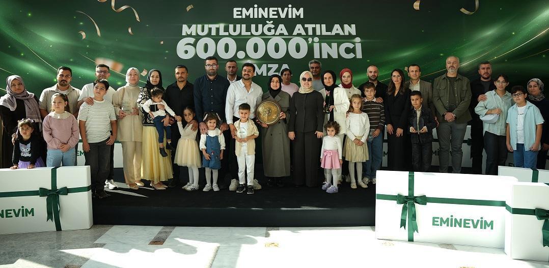 Eminevim’den 600 bininci teslimat: Şirket, 600 bin aileye ulaştı