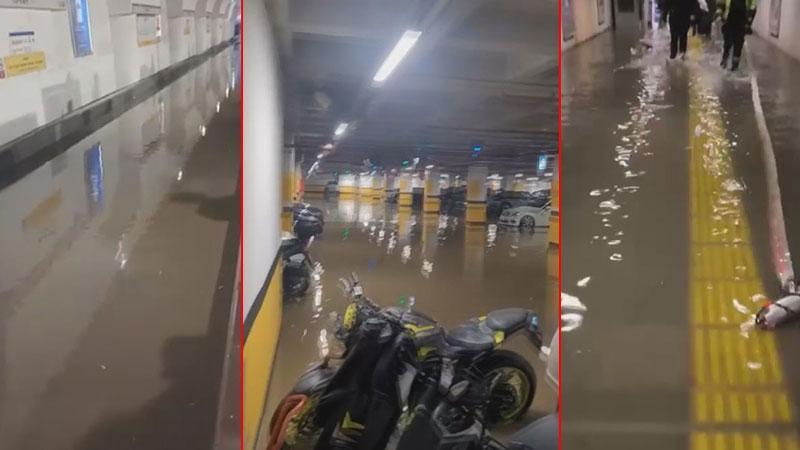 İstanbul’da sağanak hayatı felç etti: Metro istasyonları ve alt geçitleri su bastı